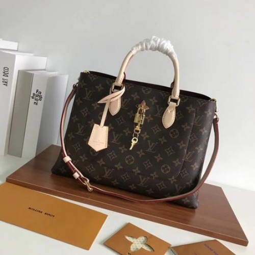 Louis Vuitton Original Monogram Canvas Original TOTE FLEUR 43551 alb-crem