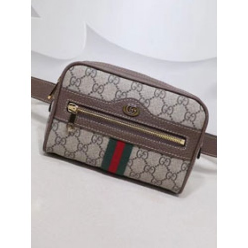Gucci GG original canvas ophidia supreme small Pocket 517075 maro