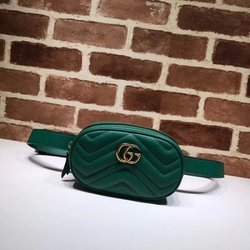 Borsetă Gucci GG Marmont din piele 476434 verde