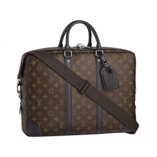 Suport pentru documente de călătorie Louis Vuitton Monogram Macassar Canvas GM M40224