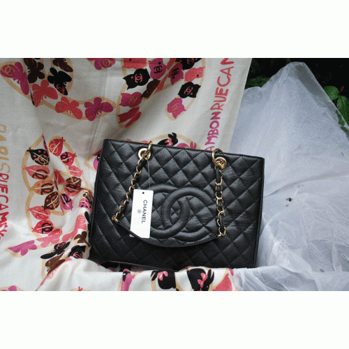 Geantă de mână Chanel 2011 GST Caviar din piele 36092 Negru