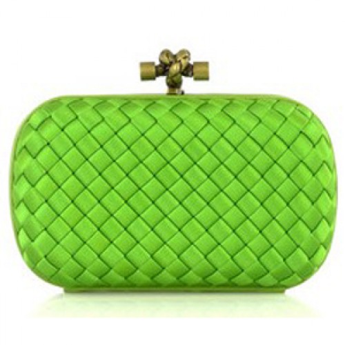 Clutch Bottega Veneta Impero Satin 113085 Verde