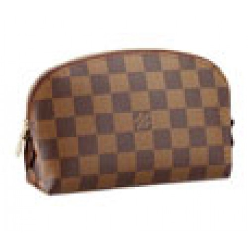 Pochette Louis Vuitton Damier Ebene Canvas Compact N47516