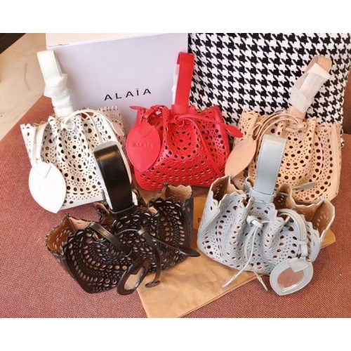 Geanta Tote Piele Originala Ajurata Alaia A3659
