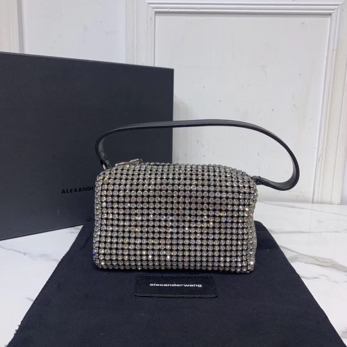 Geantă Alexander Wang cu diamante AW8979 Neagră