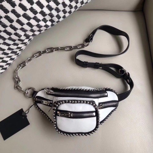 Alexander Wang geantă mini-pocket din piele 0002 albă