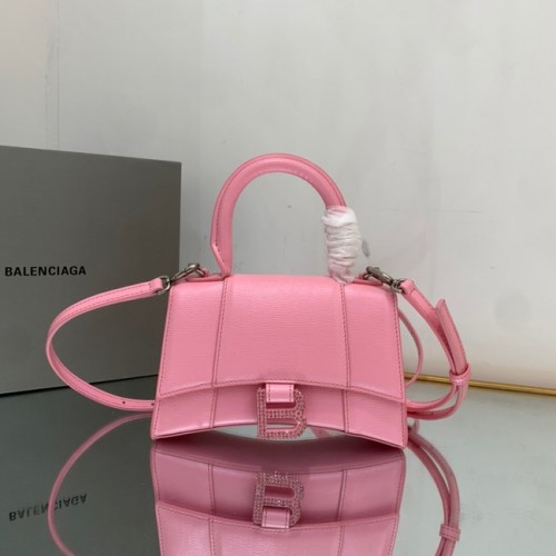 Balenciaga Geantă mică cu mâner tip clepsidră 59353 roz
