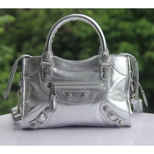 Genți Balenciaga mini Classic First B300295 Argintii