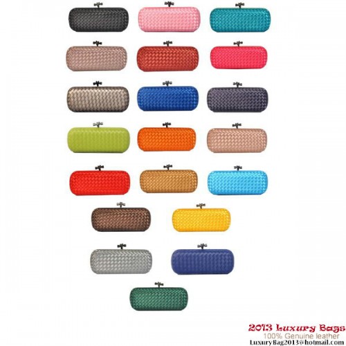Clutch-uri Bottega Veneta 8651L Intrecciato Silk Stretch Knot