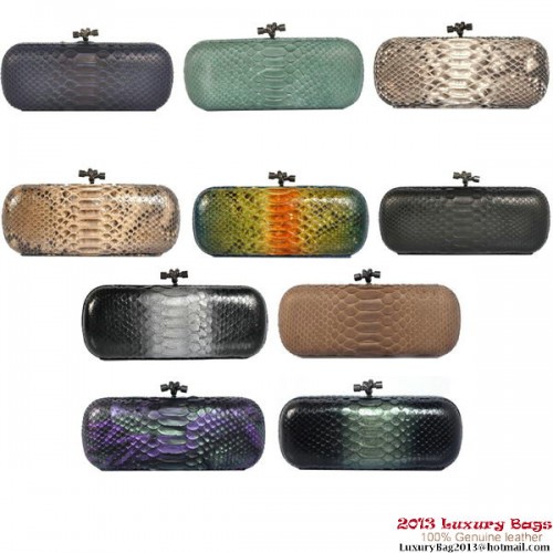 Genți de mână cu noduri din piele de piton Bottega Veneta 8651L