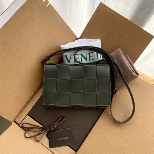 Bottega Veneta CASETTE BAG 578004 Verde închis