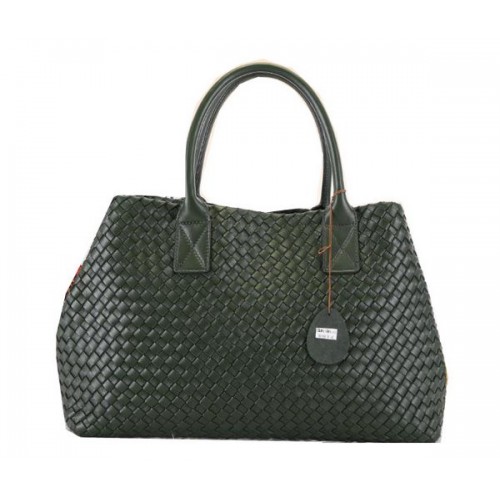 Genți Tote Medium Bottega Veneta Cabat BV5211 Verde