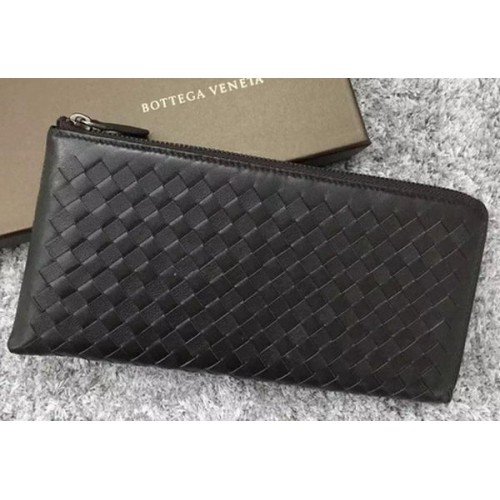 Clutch Bottega Veneta Intrecciato din piele BV144077 Maro