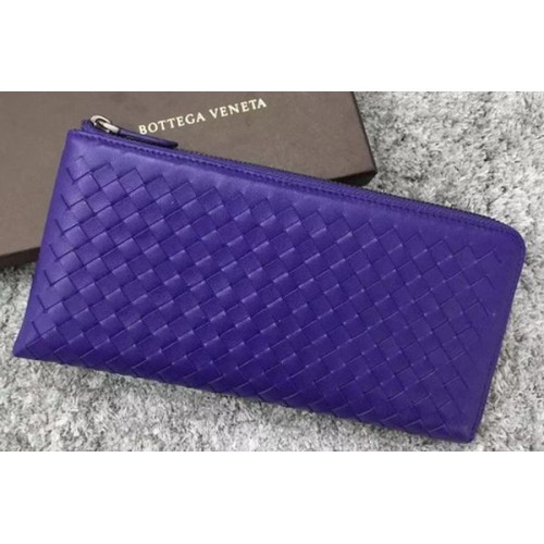 Clutch Bottega Veneta Intrecciato din piele BV144077 Violet