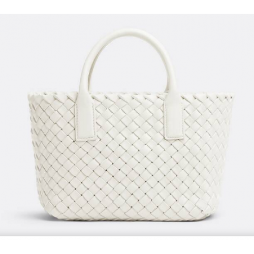 Bottega Veneta Mini Cabat 709464 alb
