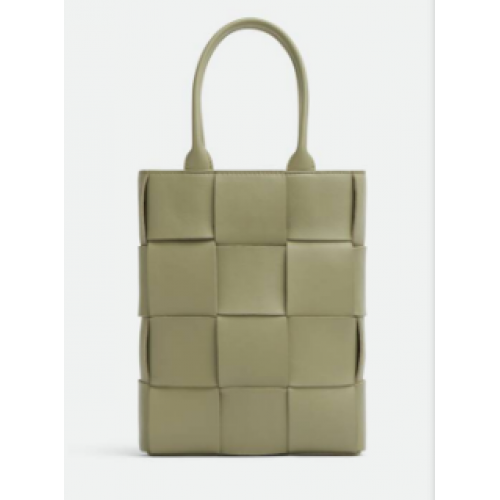 Geantă tote Bottega Veneta Mini Cassette 709341 Travertin