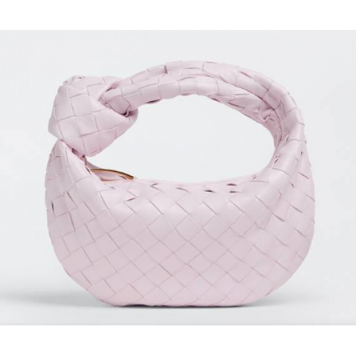 Geantă Bottega Veneta Mini intrecciato din piele cu mâner superior 651876 Bliss Washed