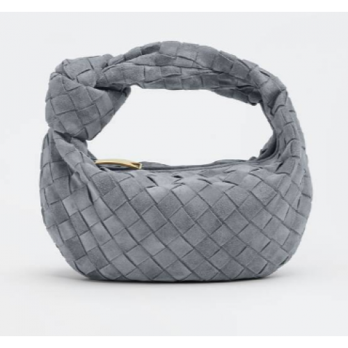 Geanta Bottega Veneta Mini intrecciato din piele intoarsa cu maner superior 651876V1 THUNDER