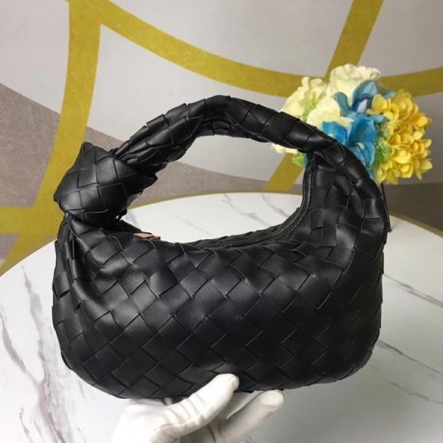 Geantă Bottega Veneta Original Weave din piele BV4588 neagră