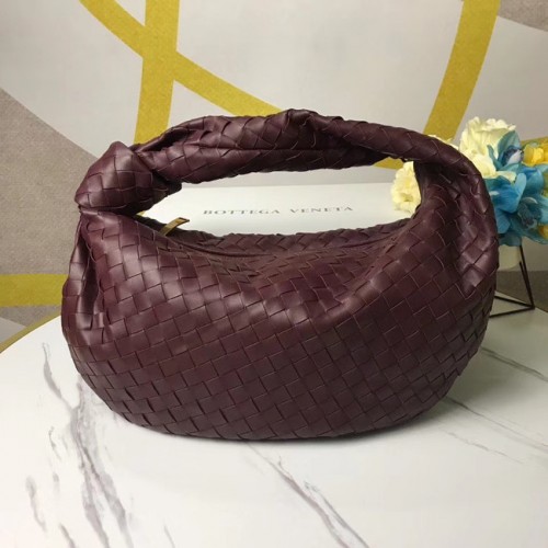 Geantă Bottega Veneta Original Weave din piele BV4589 Burgundy
