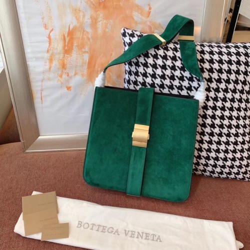 Bottega Veneta Original catifea piele 578344 verde