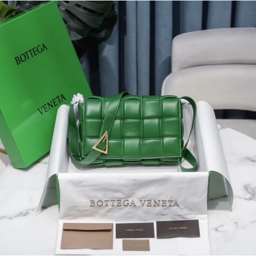 Bottega Veneta GEANTĂ CASETĂ CU CAPSULE 591970 verde