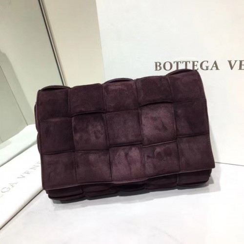Bottega Veneta PADDED CASSETTE BAG piele întoarsă 591970 Fondant