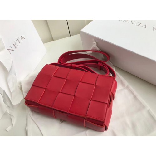 Bottega Veneta Piele de oaie Țesută Original Leather 578004 roșu