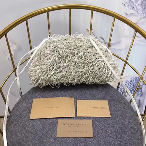 Geantă de umăr Bottega Veneta 576227 Off White