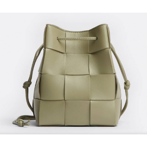 Geantă mică Bottega Veneta Cassette 680218 Travertin