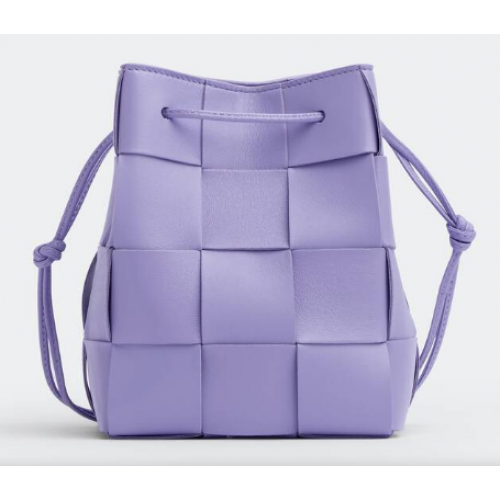 Geantă mică Bottega Veneta Cassette 680218 Wisteria