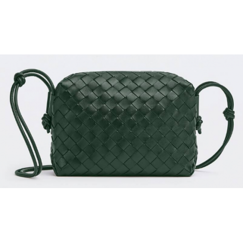 Bottega Veneta Geantă mică de cruce din piele intrecciato 680255 Raintree