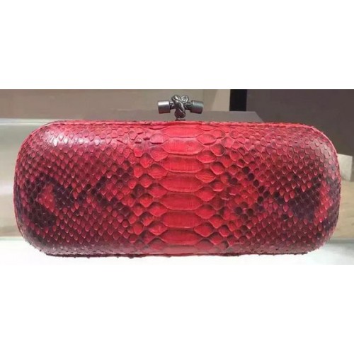 Clutch cu nod din piele Bottega Veneta model șarpe 8651G