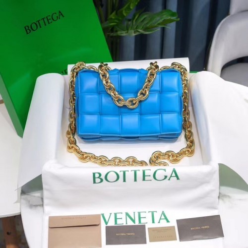 Bottega Veneta THE CHAIN CASSETTE Livrare rapidă 631421 albastru