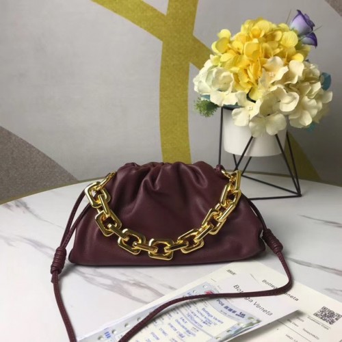 Bottega Veneta PUNGĂ MINI CHAIN 620229 Burgundy
