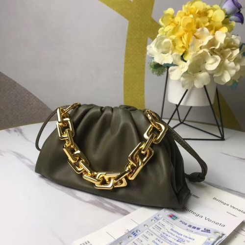 Bottega Veneta PUNGĂ MINI CHAIN 620229 MUȘTAR