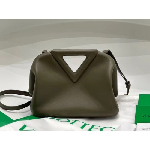 Genți Bottega Veneta cu mâner superior point 658476 MOUTARDE
