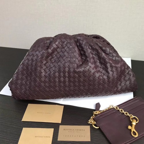 Geantă de mână Bottega Veneta Weave 585853 violet închis