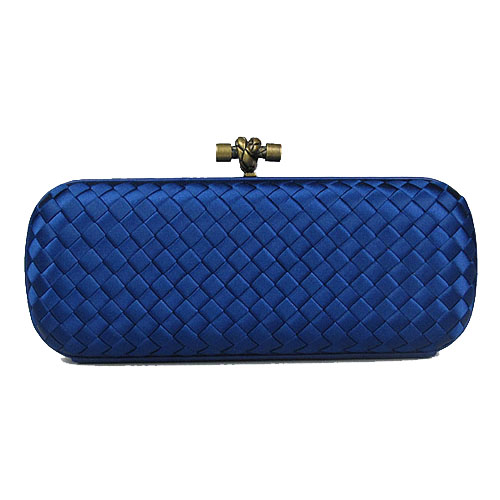 Geantă tip clutch Bottega Veneta 8651 albastră, vânzare fierbinte