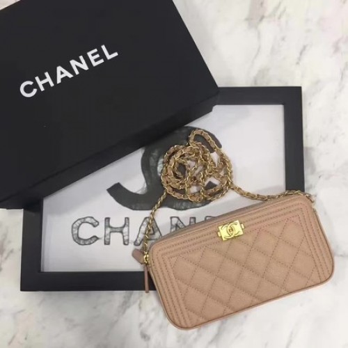Geantă Chanel Flap Boy Model Cannage Original CHA3369 Caisă