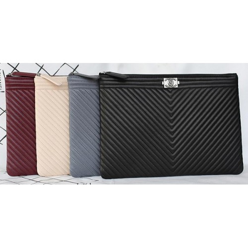 Clutch din piele de oaie Chanel pentru băieți A69253