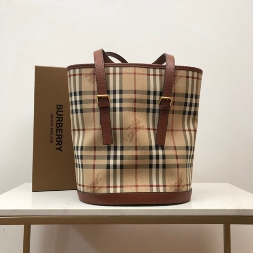 Geantă de umăr din piele BurBerry 80111 Wheat
