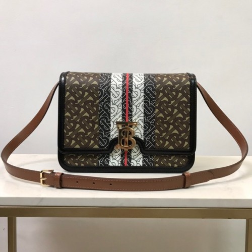 Geantă de umăr din piele BurBerry 80194 neagră