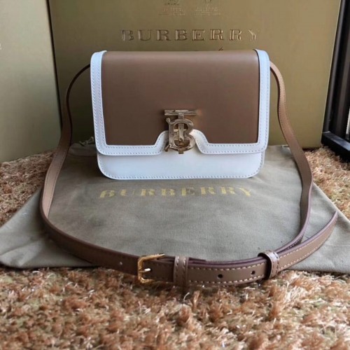 Geantă de umăr BurBerry Original din piele BU55686 maro