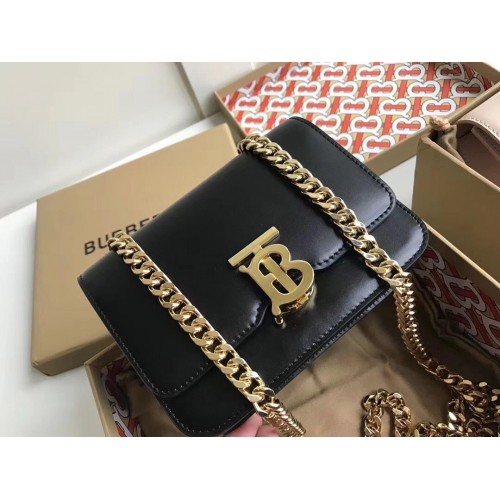 BurBerry Original Geantă de piele Thomas BU55698 Negru