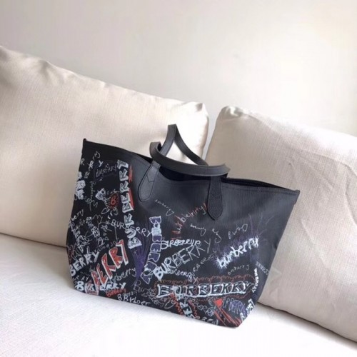 Sacoșe de cumpărături BurBerry Tote BU5548 negre