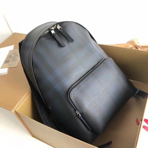 Rucsac Burberry mare din pânză BU41002 albastru