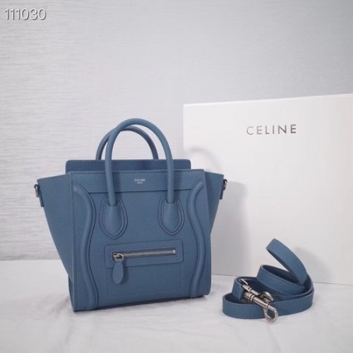 GEANTĂ CELINE NANO DIN PIELE DE MIEL LAMINATĂ 189244-20