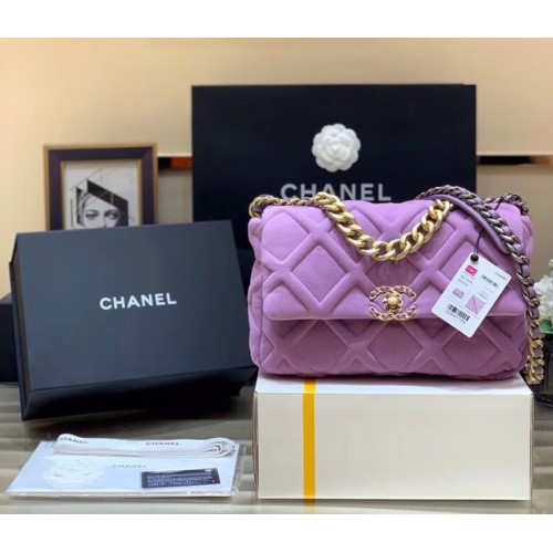 Geantă CHANEL 19 Flap AS1160 AS1161 AS1162 Lavandă