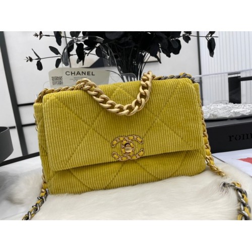 CHANEL 19 GEANTA DE MÂNĂ Cordow AS1160 Verde